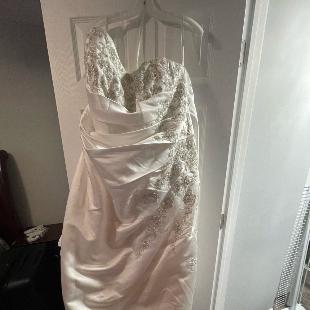Bridal dress plus size 24W Ivory